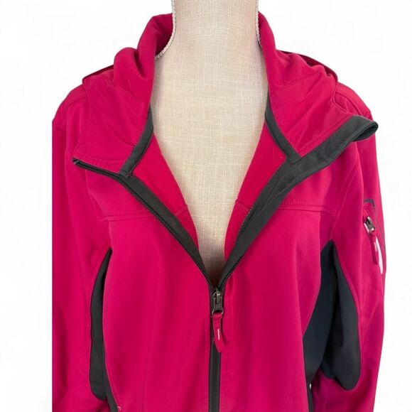 Free Tech 2X 18-20 Rain/Fall Coat Lightweight, Pink and Gray Trim New Condition - Picture 2 of 7